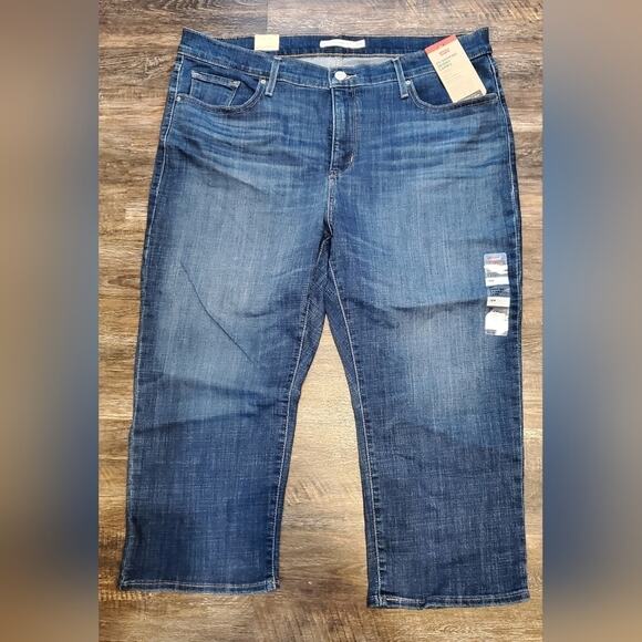 Levi's 311 SHAPING SKINNY CAPRI JEANS Plus Size 20w New - Picture 1 of 3